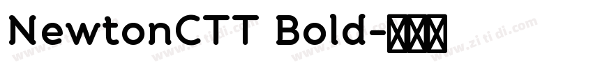 NewtonCTT Bold字体转换